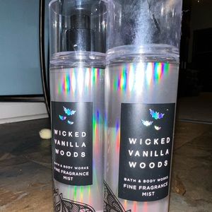 3/$30 NWT Bath And Body Works wicked vanilla woods body mist